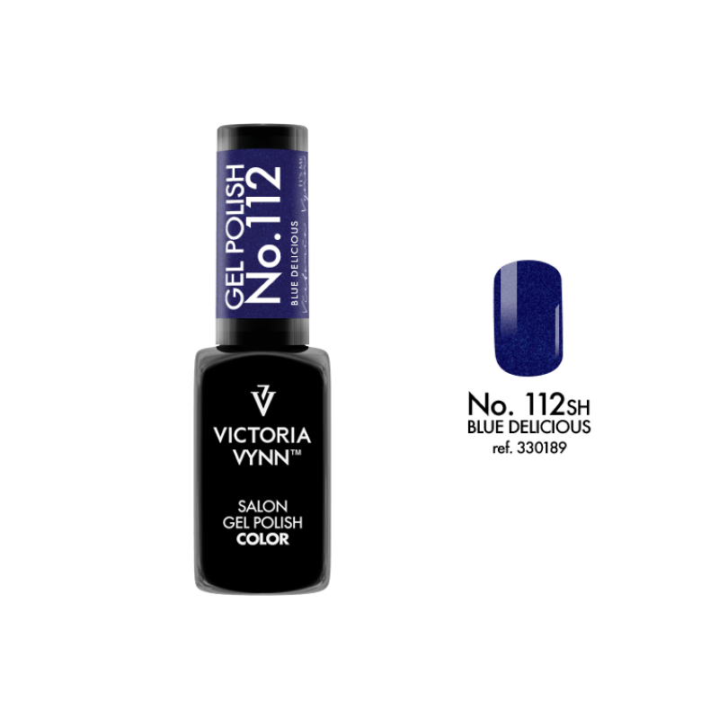 salon gel polish No.112 blue delicious (TPO FREE, HEMA FREE, DI-HEMA FREE)